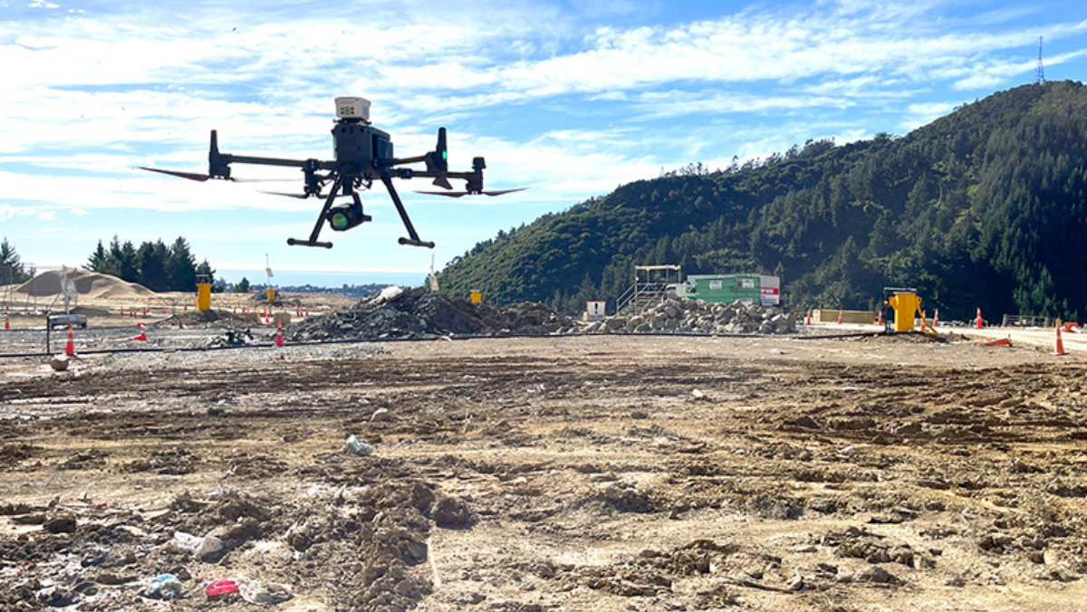Eyes in the Sky: Drones Tackle Landfill Methane